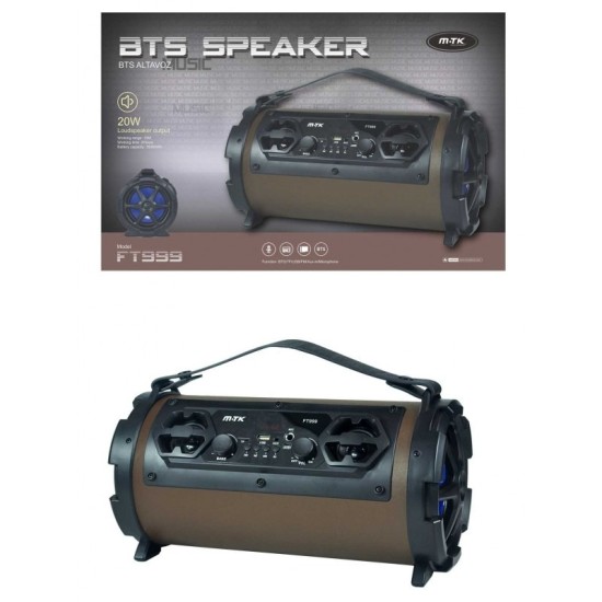 SPEAKER BLUETOOTH/WIRELESS FT999 BROWN